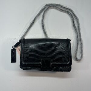 Victoria's Secret Crossbody Shoulder Bag Clutch Black NWT
